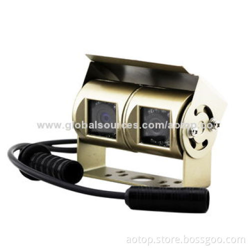 Super Quality High-resolution Sharp CCD Wide Lens Night Vision Car Rearview Dual-Camera